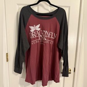 Gilmore Girls Dragonfly Inn Graphic Long Sleeve Shirt